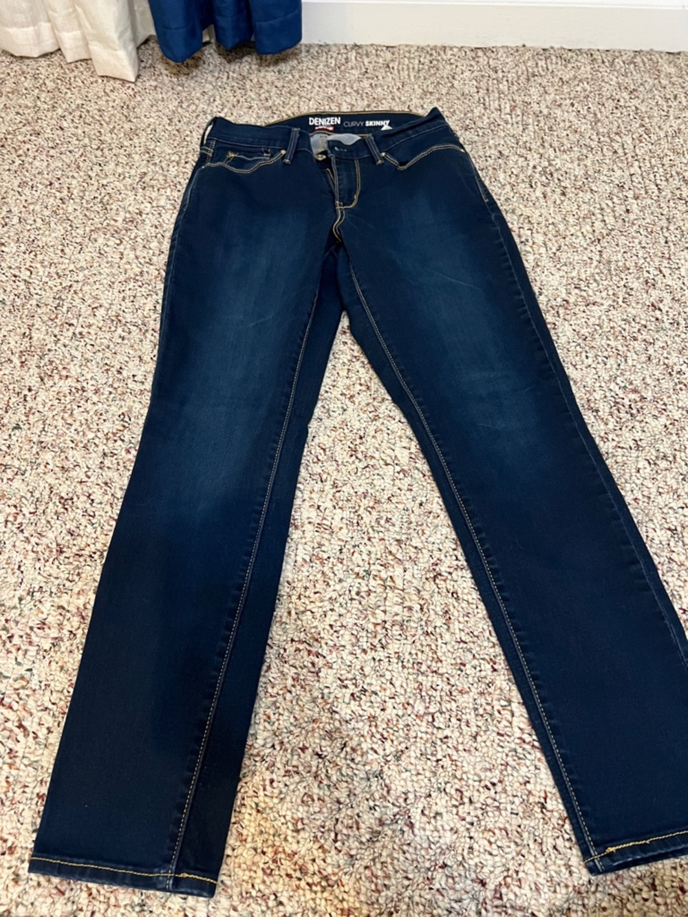 Denizen from Levi's Straight Leg Jeans - Dark Blue